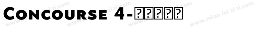 Concourse 4字体转换
